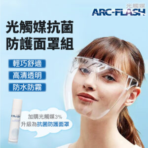 ARC-FLASH Antibacterial Face Shield Set